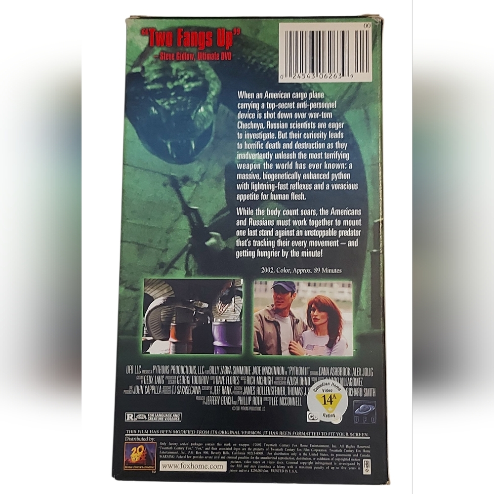 Python II VHS Tape - Picture 4 of 4